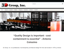 Tablet Screenshot of 3dgroup.com